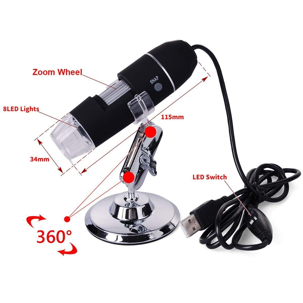 driver for snap science usb digital microscope